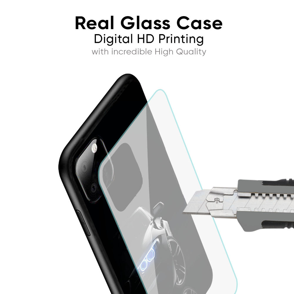 Car In Dark Glass Case for Redmi Note 12 5G