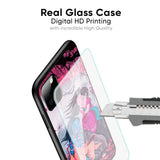 Radha Krishna Art Glass Case for Oppo Reno7 5G