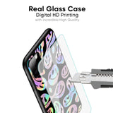 Acid Smile Glass Case for Oppo F19s