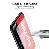 Supreme Ticket Glass Case for Oppo F17 Pro