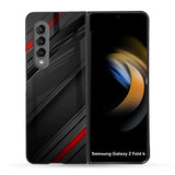 Modern Abstract Glass Case for Samsung Galaxy Z Fold4 5G