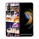 Anime Eyes Glass Case for Samsung Galaxy Z Fold4 5G