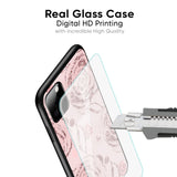 Shimmer Roses Glass case for Oppo A78 5G