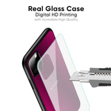 Pink Burst Glass Case for Vivo T1 5G