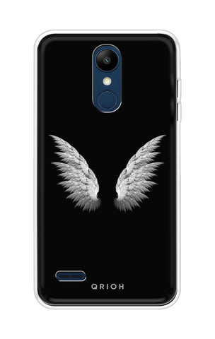 White Angel Wings LG K9 Back Cover