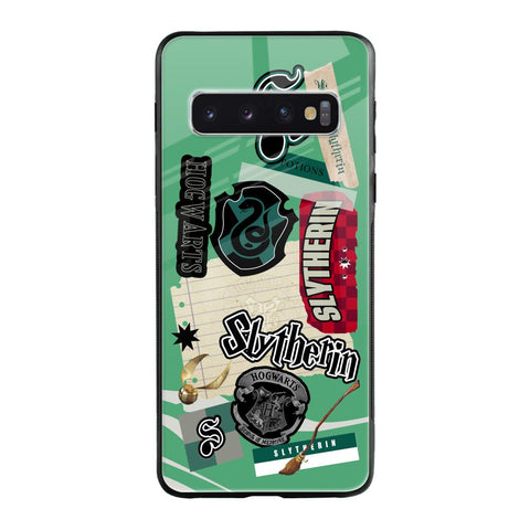 Slytherin Samsung Galaxy S10 Glass Back Cover Online
