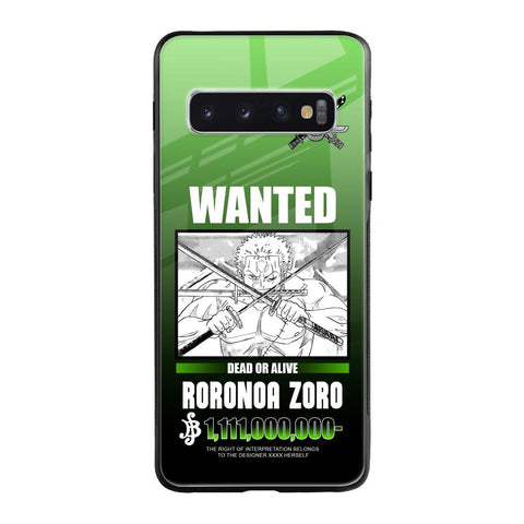 Zoro Wanted Samsung Galaxy S10 Glass Back Cover Online