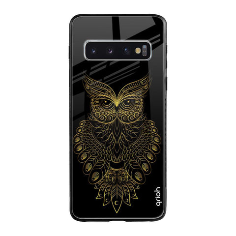 Golden Owl Samsung Galaxy S10 Glass Cases & Covers Online