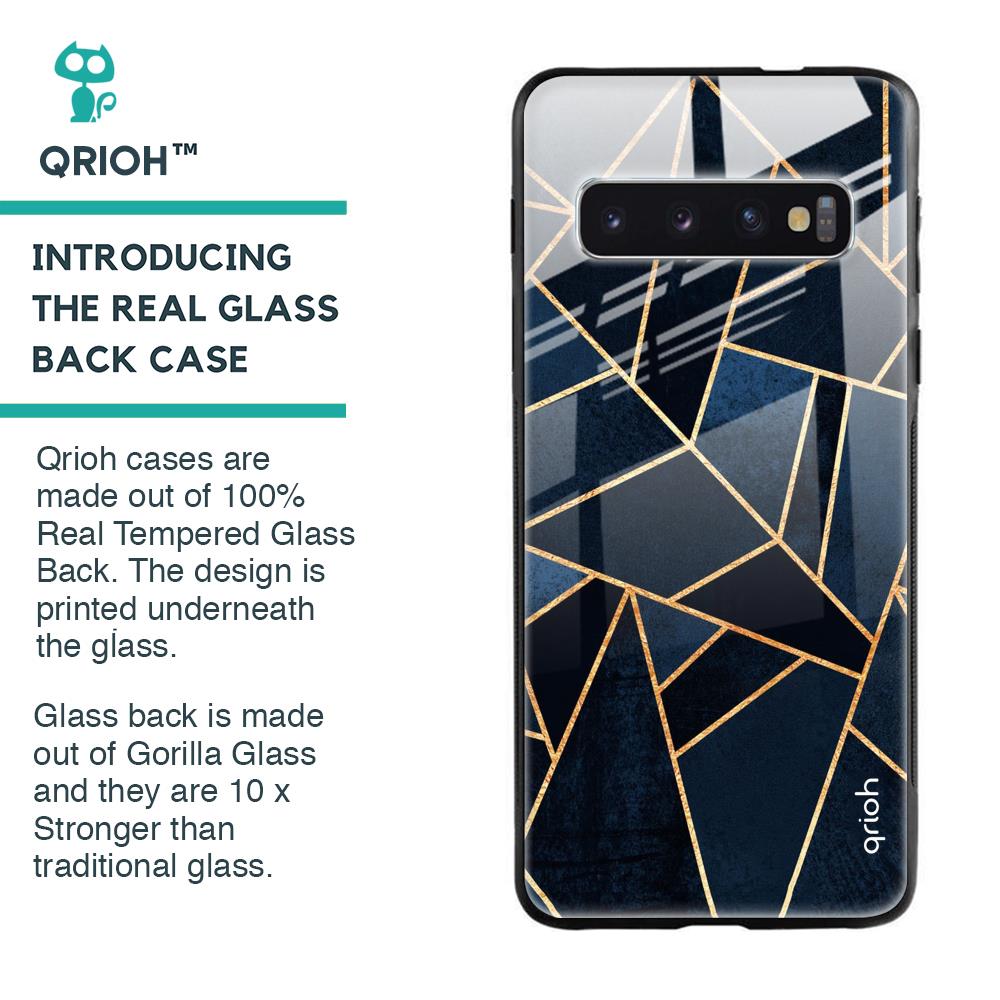 Abstract Tiles Glass case for Samsung Galaxy S10