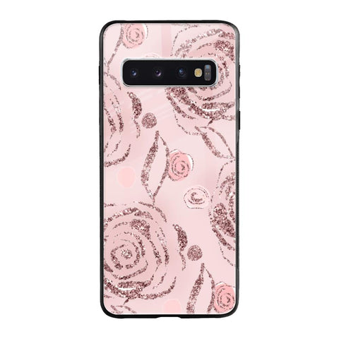 Shimmer Roses Samsung Galaxy S10 Glass Cases & Covers Online