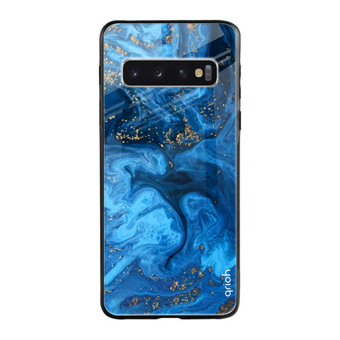 Gold Sprinkle Samsung Galaxy S10 Glass Cases & Covers Online