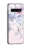 Elegant Floral Glass case for Samsung Galaxy S10