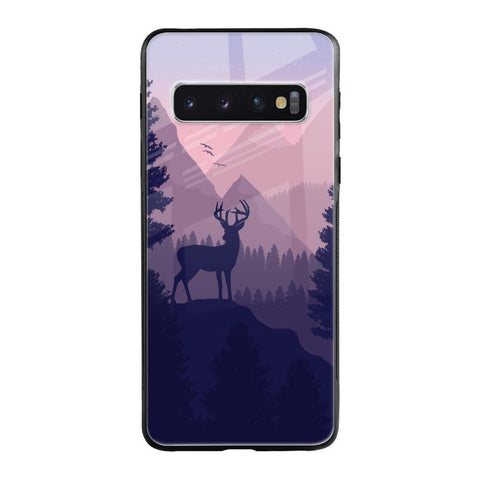 Deer In Night Samsung Galaxy S10 Glass Cases & Covers Online