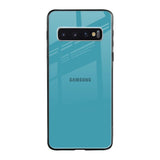 Oceanic Turquiose Samsung Galaxy S10 Glass Back Cover Online