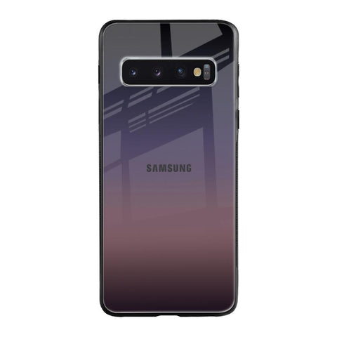 Grey Ombre Samsung Galaxy S10 Glass Back Cover Online