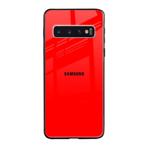 Blood Red Samsung Galaxy S10 Glass Back Cover Online