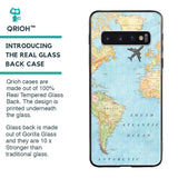Travel Map Glass Case for Samsung Galaxy S10