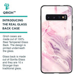 Diamond Pink Gradient Glass Case For Samsung Galaxy S10