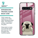 Funny Pug Face Glass Case For Samsung Galaxy S10