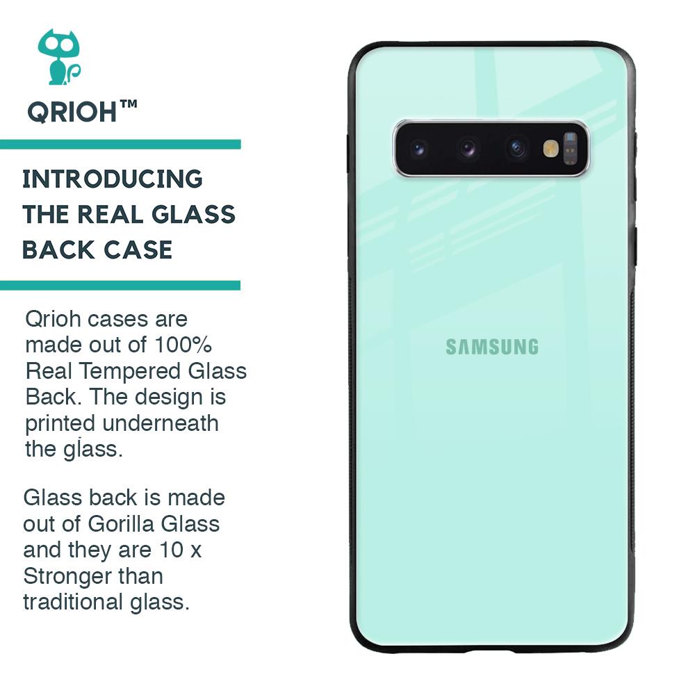 Teal Glass Case for Samsung Galaxy S10