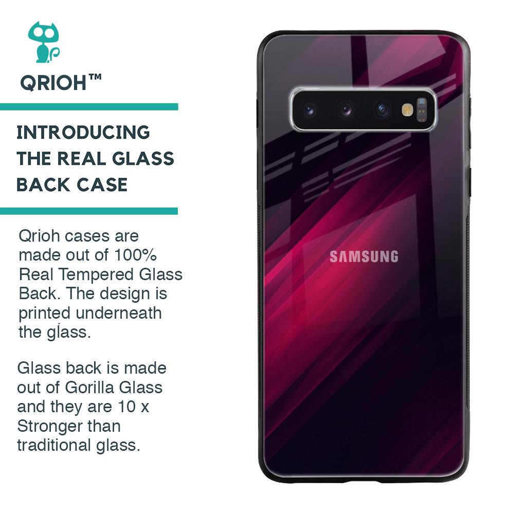 Razor Black Glass Case for Samsung Galaxy S10