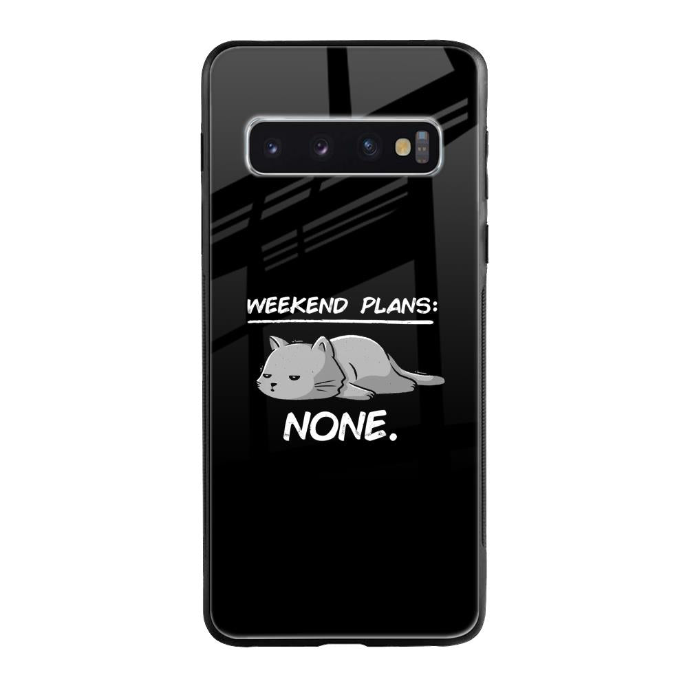 Weekend Plans Samsung Galaxy S10 Plus Glass Back Cover Online