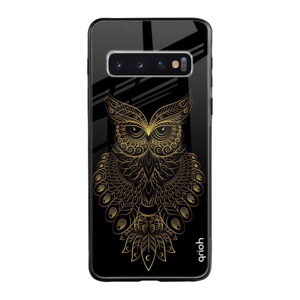 Golden Owl Samsung Galaxy S10 Plus Glass Cases & Covers Online