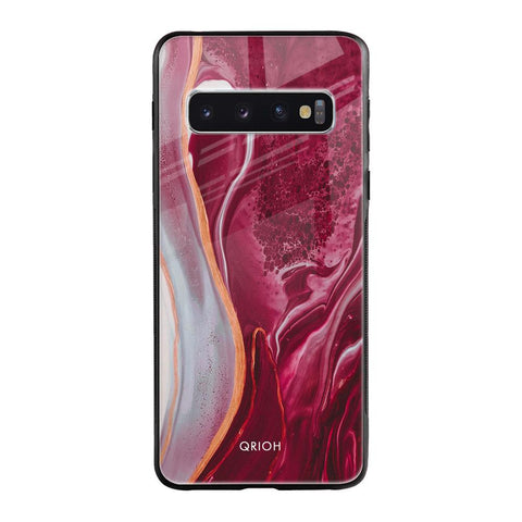 Crimson Ruby Samsung Galaxy S10 Plus Glass Cases & Covers Online