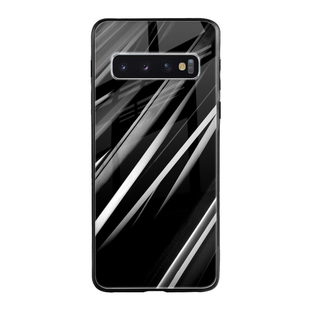 Black & Grey Gradient Samsung Galaxy S10 Plus Glass Cases & Covers Online