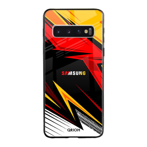 Race Jersey Pattern Samsung Galaxy S10 Plus Glass Cases & Covers Online