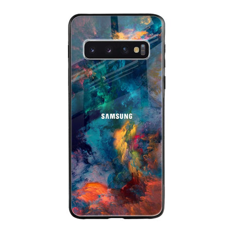 Colored Storm Samsung Galaxy S10 Plus Glass Back Cover Online