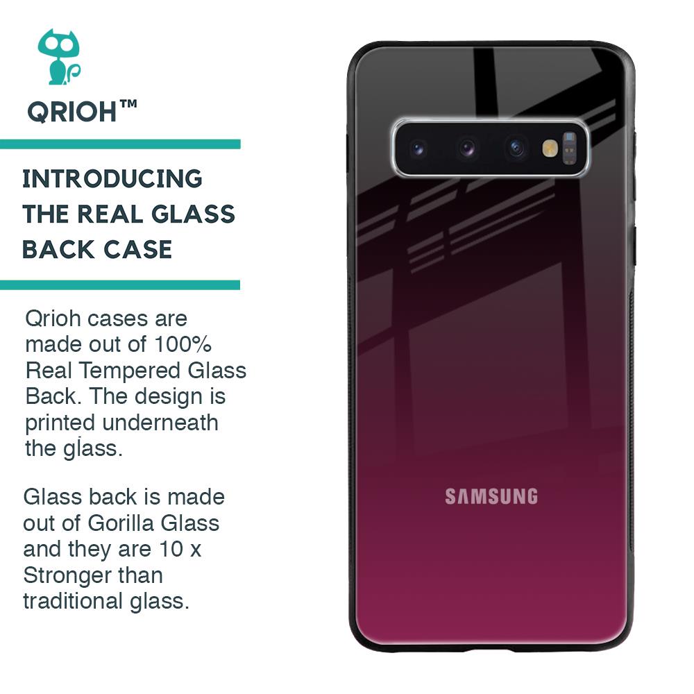 Wisconsin Wine Glass Case For Samsung Galaxy S10 Plus