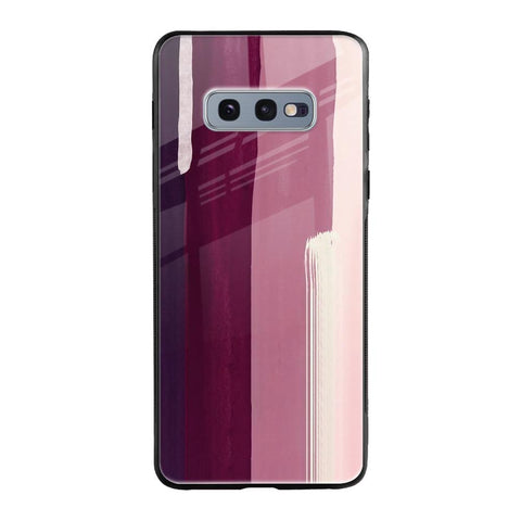 Brush Stroke Art Samsung Galaxy S10E Glass Back Cover Online