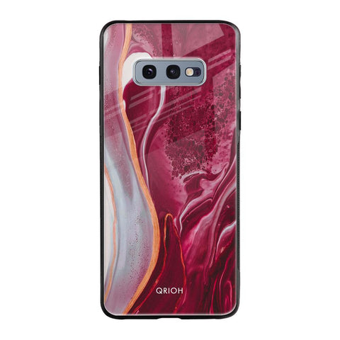 Crimson Ruby Samsung Galaxy S10e Glass Cases & Covers Online