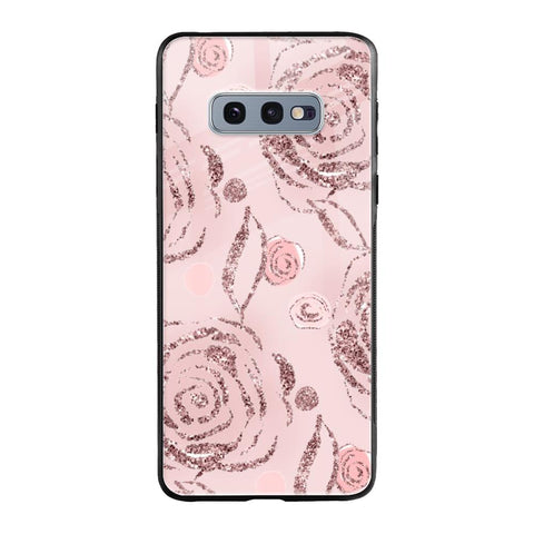 Shimmer Roses Samsung Galaxy S10e Glass Cases & Covers Online