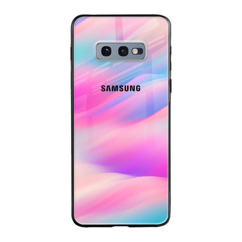 Colorful Waves Samsung Galaxy S10e Glass Cases & Covers Online