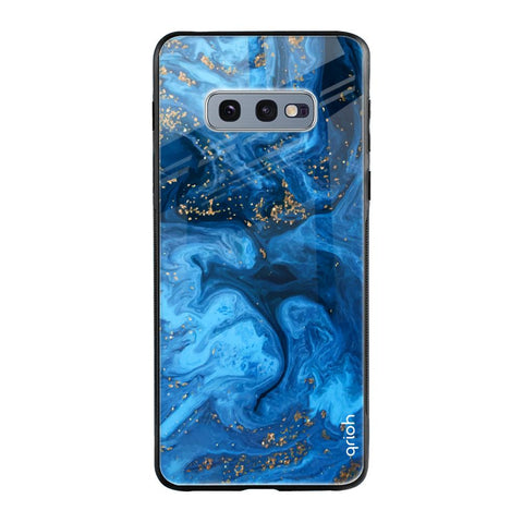 Gold Sprinkle Samsung Galaxy S10e Glass Cases & Covers Online