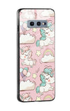 Balloon Unicorn Glass case for Samsung Galaxy S10e