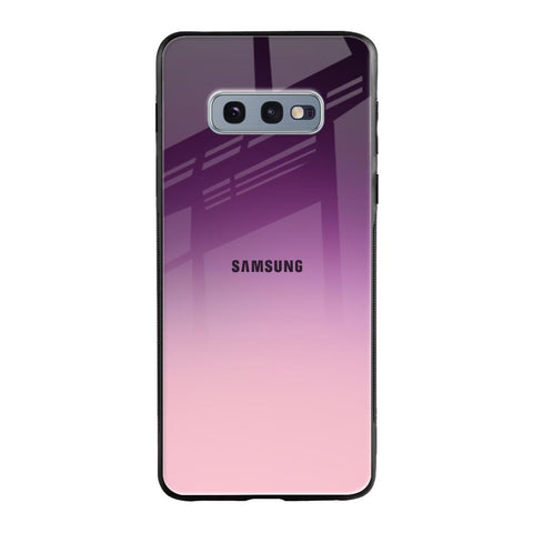 Purple Gradient Samsung Galaxy S10E Glass Back Cover Online