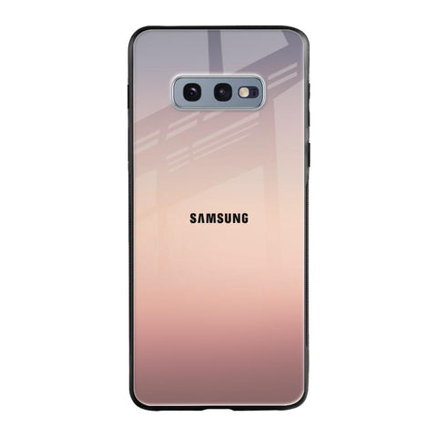 Golden Mauve Samsung Galaxy S10E Glass Back Cover Online