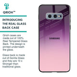 Purple Gradient Glass case for Samsung Galaxy S10E