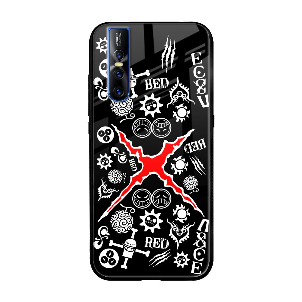 Red Zone Vivo V15 Pro Glass Back Cover Online