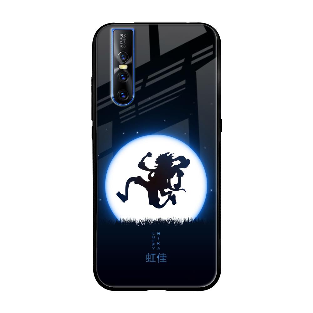 Luffy Nika Vivo V15 Pro Glass Back Cover Online
