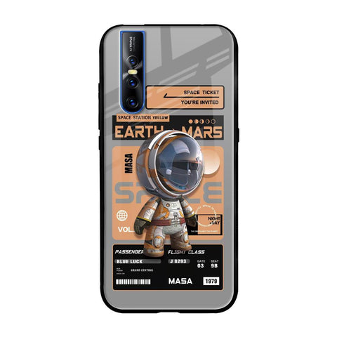 Space Ticket Vivo V15 Pro Glass Back Cover Online