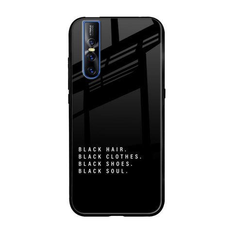 Black Soul Vivo V15 Pro Glass Back Cover Online