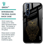 Golden Owl Glass Case for Vivo V15 Pro