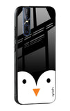 Cute Penguin Glass Case for Vivo V15 Pro
