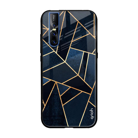 Abstract Tiles Vivo V15 Pro Glass Cases & Covers Online
