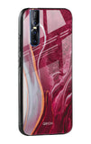 Crimson Ruby Glass Case for Vivo V15 Pro