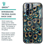 Peacock Feathers Glass case for Vivo V15 Pro